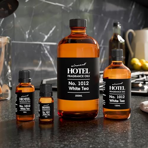 AirScent Hotel Diffuser Oil No. 1012 Inspired by The Renowned White Tea Hotel Scent - Premium Fragrance Oil for Ultrasonic...