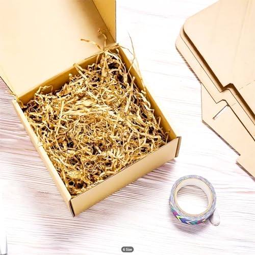 easycustomerlee 4x4x2 Small Shipping Boxes Set of 100 Brown Corrugated Cardboard Mailer Boxes for Packaging Small Business...