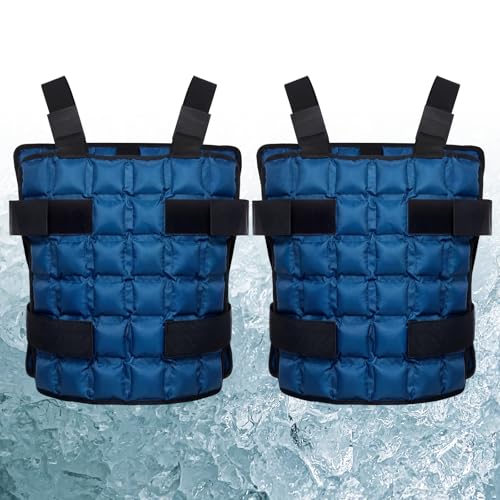 Cuffbow Ice Pack Cooling Vest for Men & Women, Vests Lightweight, Adjustable Change Reusable Cooling Vest for Weather