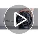 Vornado SPHERE Personal Adjustable Fan, Quiet Operation, Targeted Cooling Airflow, 2 Speed Settings, Manual Control, Detac...