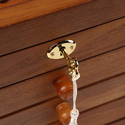 Changsuo Wooden Jewelry Box for Women, Organizer Box of Solid Wood with Lock and Key for Jewelries, Watches, Necklace, Rin...