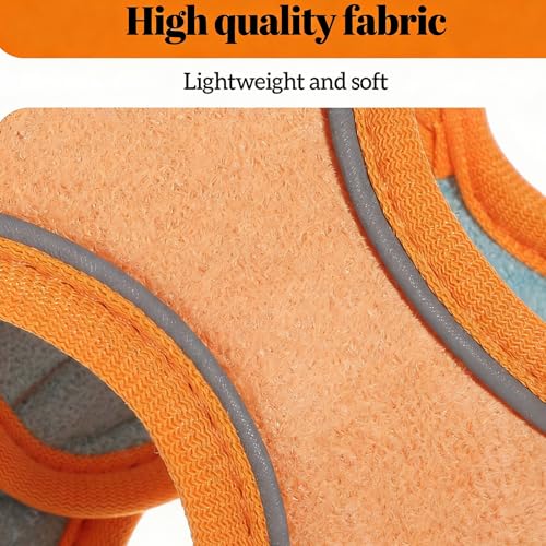 Escape-Proof Cat Harness and Leash Set, Soft Breathable Mesh Vest Style Cat Harness, Adjustable Step-in Cat Harness for Wa...