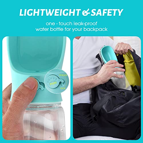 Kalimdor Dog Water Bottle, Leak Proof Portable Puppy Water Dispenser with Drinking Feeder for Pets Outdoor Walking, Hikin...