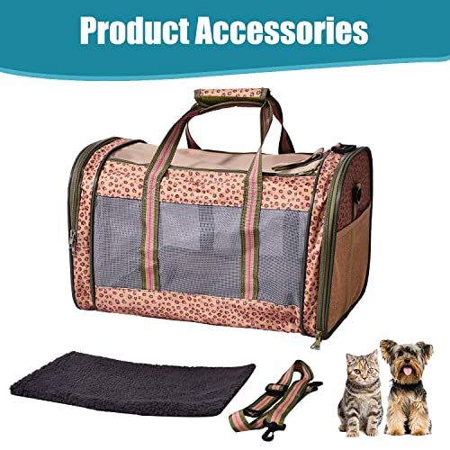 GOOPAWS Soft-Sided Kennel Pet Carrier for Small Dogs, Cats, Puppy, Airline Approved Cat Carriers Dog Carrier Collapsible, ...