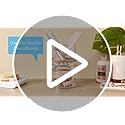 STORi Bella Tall Scrunchie Holder | Stackable Clear Plastic Container (Set of 2) Round Vanity Storage Organizers with Lids...