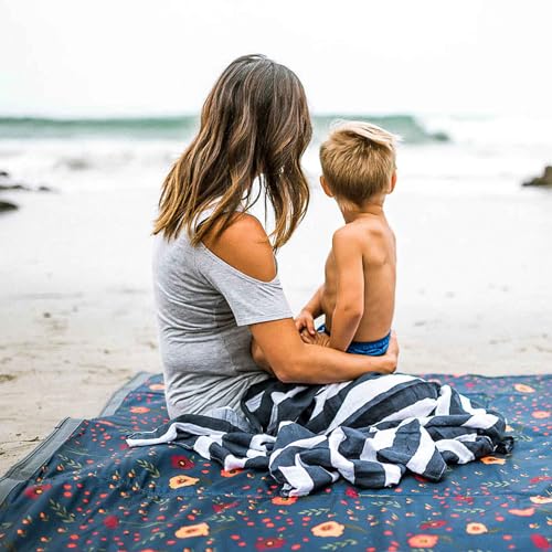 Little Unicorn 5'x7' Outdoor Family Picnic & Beach Blanket | Durable & Water-Resistant Fabric | Compact Fold & Easily Wipe...