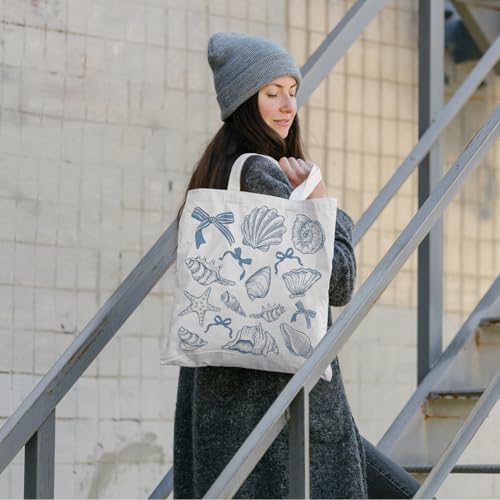 LZYRF FBB Ocaen Beachy Ocean Sea Fish Reusable Grocery Shopping Bag