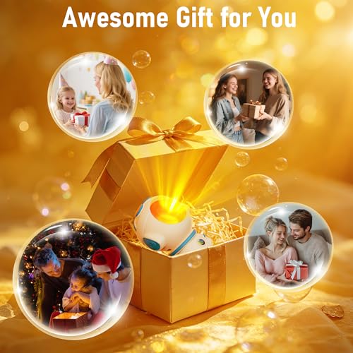 XEBKOR Astronaut Sunset Lamp Projector - 720° Magnetic Rotating RGB LED Night Light, 16M Colors Smart APP Control, Aesthet...