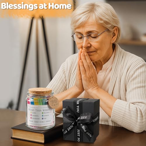 Bible Verse Jar, Read Me When Bible Verses Jar For Daily Encouragement, Inspirational Prayer & Reflection,Graduation Gift ...