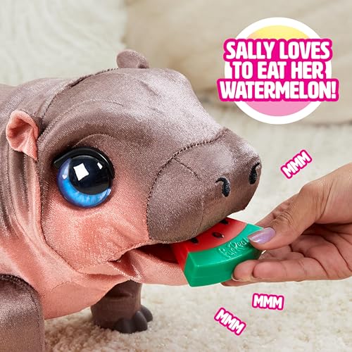 FurReal Sally The Silly Hippo, 9 Inch Interactive Plush, Kids Toys for Ages 4 Up by Just Play, Kids Toys for Ages 4 Up by ...