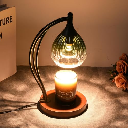 Candle Warmer Lamp with Timer and Dimmer - Electric Melter for Scented Jar Candles - Housewarming, New Home Decor, Valenti...