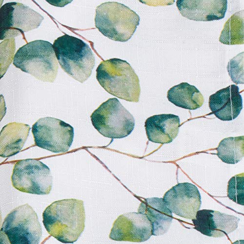 SARO LIFESTYLE Eucalyptus Leaf Table Napkin (Set of 12), Eucalyptus, 20"