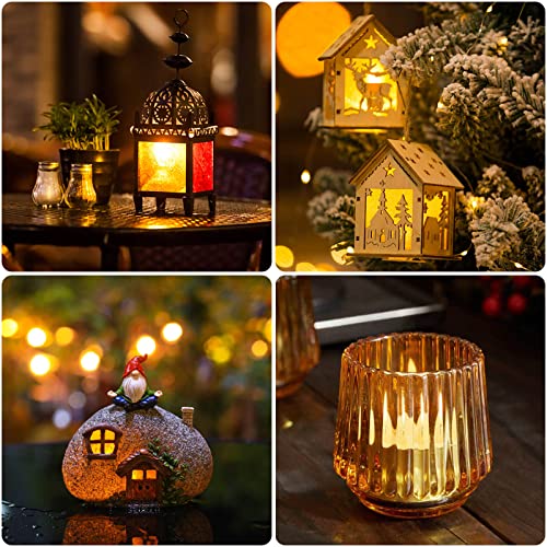 cridoz 2000 Pieces Artificial Rose Petals with 24 LED Tea Lights Candles, Romantic Decorations Special Night Set for Nigh...