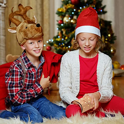 100 Pieces 2.36x3.5x0.98 inch Small Gift Pillow Boxes for Gifts Kraft New Year Gift Box Christmas Pillow Boxes Pillow Gift...