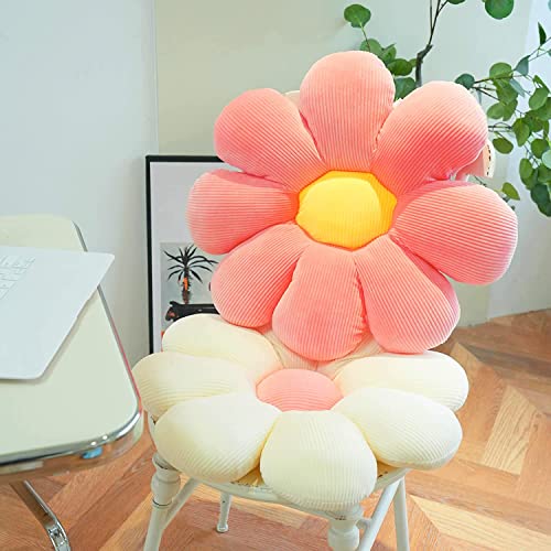 Flower Pillow Cute and Comfortable Floor Cushions Soft Fun Plant Throw Pillows Preppy Aesthetic Room Decor for Couch,Sofa,...