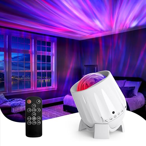 Twelvetooo Northern Lights Projector, Galaxy Projector Night Light with Remote Control& Timer Function, Sleep Aid, Aurora ...