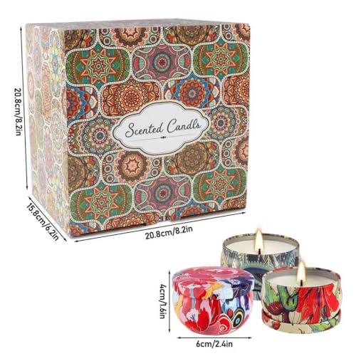 Scented Candles Gifts Set 36 Pack Soy Wax Travel Tin Jar Candles for Home 2.5 OZ for Mom for Christmas, Home Scented Decor...