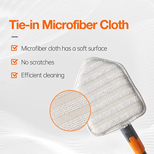 CLEANHOME Microfiber Replacement Pads 3 Pieces Suitable for Tub Tile Scrubber Brushes（ASIN:B09GF2LSZ8)