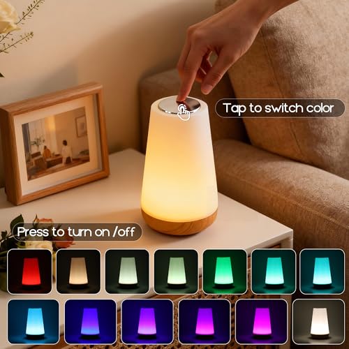 cambk Shower Waterproof Lamp for Bathroom, Rechargeable Mood Light for Inside Shower with Color Changing & Dimmable Bright...
