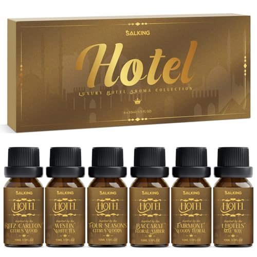 SALKING Hotel Diffuser Oil, Luxury Hotel Fragrance Oil Gift Set, Premium Essential Oil for Diffuser Inspired by The Most P...
