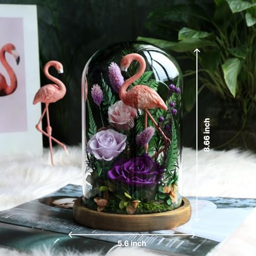 HUACHIPLUS Forever Gifts for Mom: Big Flower Big Love-Mothers Day Flowers for Mom Wife Grandma-Eternal Flower with Flaming...