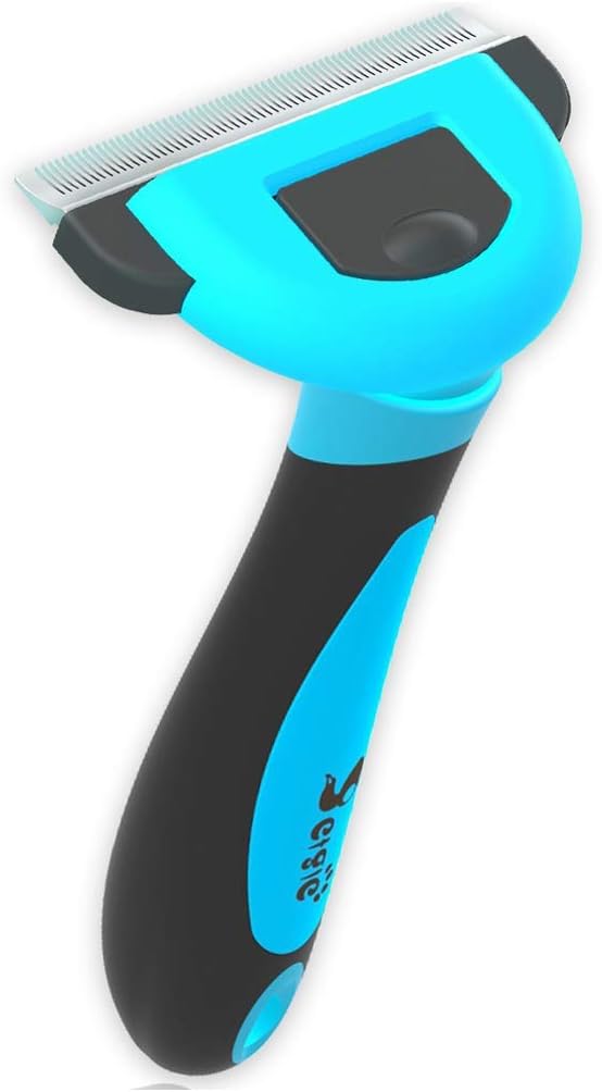 Petgle Cat Brush & Cat Comb for Shedding, 2.5inch Blue - Hair Brush for Long Hair and Short Hair, Pet Grooming Tool for Sm...