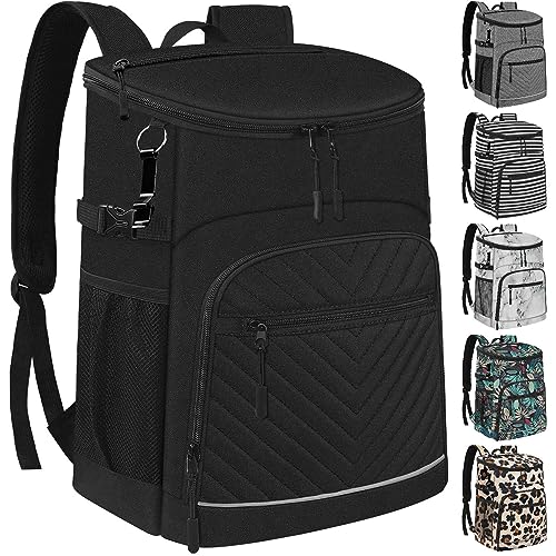 Cooler Backpack Insulated Leakproof Waterproof Backpack Cooler Bag 30/45 Cans, Large Capacity Lightweight Travel Camping B...
