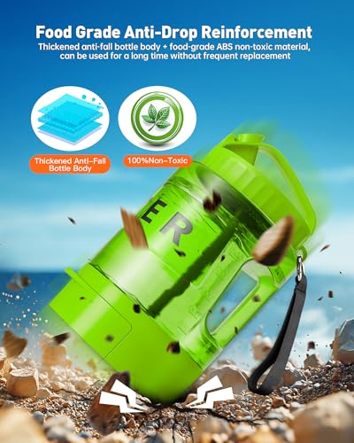 Portable Dog Water Bottle Bowl - 77 oz Travel Water Bowl Dispenser for Dogs Leak Proof, Suitable for Large Pet Drinking, A...
