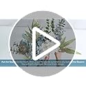 Fake Artificial Flowers Bouquet for Decoration, Silk Floral Arrangements Faux Flowers Plant Wedding Bride Bouquets Tables ...