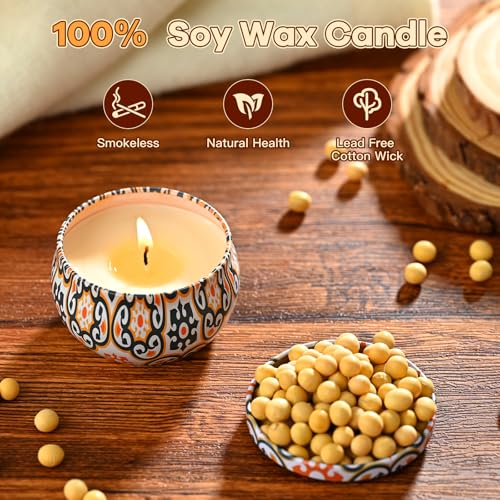 Obisesio Scented Candles Gift Set, Candles for Home Scented 12 Pack, 300 Hours Long Lasting Soy Wax Aromatherapy Candle Se...