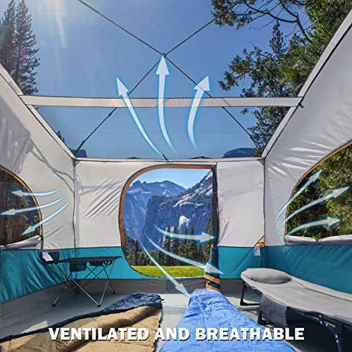 UNP Camping Canopy Tent - Inner Tent for 10' x 10' Pop Up Canopy, Simple Installation, Fully Vented Roof, Enclosed Canopy ...