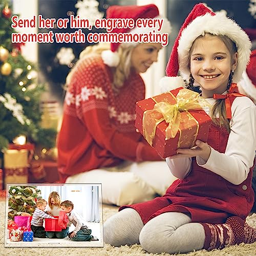 HELPLEX Picture Frames, 3 Pack 5x7 inch Acrylic Picture Frame Clear 5 x 7 Photo Frames Magnetic Picture Frames Ready for T...