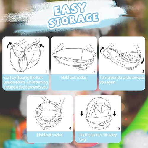 Action Air Portable Anti-UV Pop-Up Beach Tent- Ultimate Sun Shelter & Kids' Play Tent