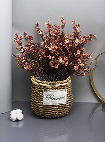 JAKY-Global Babys Breath Silk Artificial Flowers 6 Bundle European Fake Flowers Decor Wedding Party Fall Stems Decoration ...
