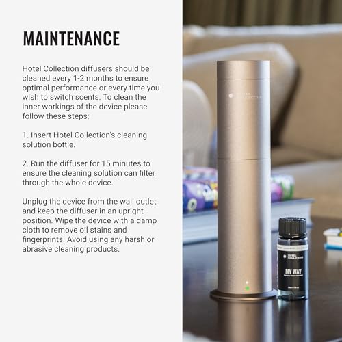 Hotel Collection-Studio Pro Essential Oil Diffuser-600 sq ft Coverage - Portable with Remote-Cold-Air Diffusion Technolog...