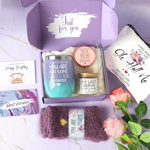 Birthday Gifts for Women, Best Friend Birthday Gifts, Gifts for Women, Happy Birthday Gifts Basket for Women, Friendship G...