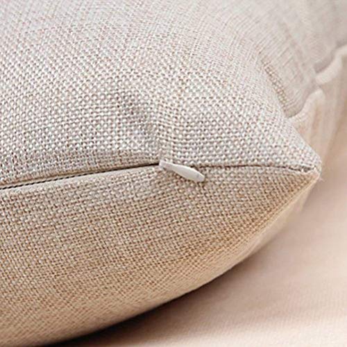 ULOVE LOVE YOURSELF Sea Turtle Throw Pillow Case Mediterranean Style Sea Theme Decorative Square Cotton Linen Cushion Cove...