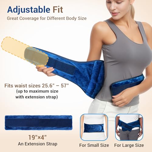 Comfytemp Microwave Moist Heating Pad for Back Pain Relief, Sciatica Recovery Must Have, Microwavable Hot Therapy for Lowe...