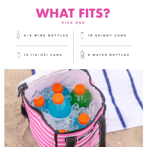 SCOUT Pleasure Chest - Soft, Lightweight, Insulated Cooler, Fits 5 Wine Bottles, Cooler for Beach, Pool, Boat, and Picnics