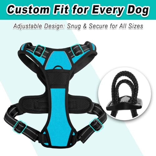 BARKBAY Dog Harness No Pull for Large Dogs - Adjustable, Reflective, Comfortable, No Choke, Heavy-Duty - Perfect for Outdo...