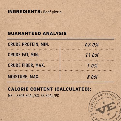 Vital Essentials Freeze Dried Bully Sticks Dog Treats | Premium Quality, Long Lasting | Grain Free Treats for Dogs, (3 Cou...