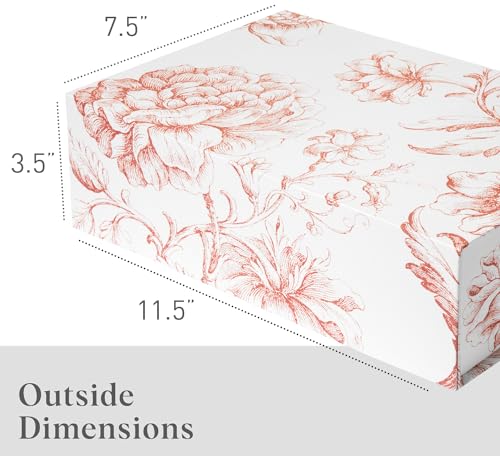 Sorarto Luxury Keepsake Gift Box | Pink Floral Decorative Boxes with Magnetic Lids for Presents, Wedding Memory Box, and B...