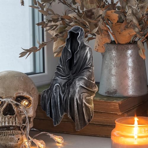 SHOWFEICAT Resin Tabletop Gothic Decor Sitting Statue, Resin Statue Gothic Decor, Fits On Sturdy Shelf and Has A Cool Myst...