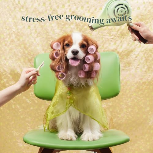 [petora] BRUSH ON ME Gentle Facial & Eye Comb for Dogs & Cats | Smooth & Stress-Free Tear Stain Remover | Fine-Tooth Groom...