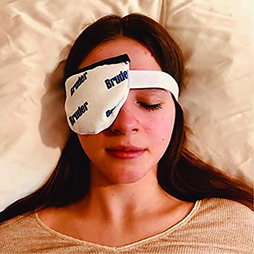 Bruder Moist Heat Eye Compress | Single Eye | Microwave Activated | Fast Acting and Effective Relief for Styes and Other E...