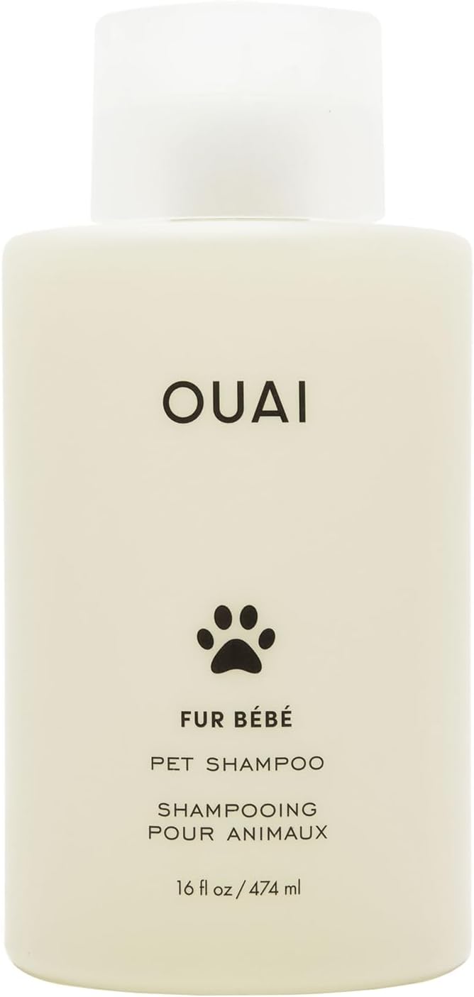 OUAI Fur Bébé Pet Shampoo - Cat & Dog Shampoo for Gentle Cleansing, Hydration & Shine - Vegan & Cruelty-Free Pet Supplies ...