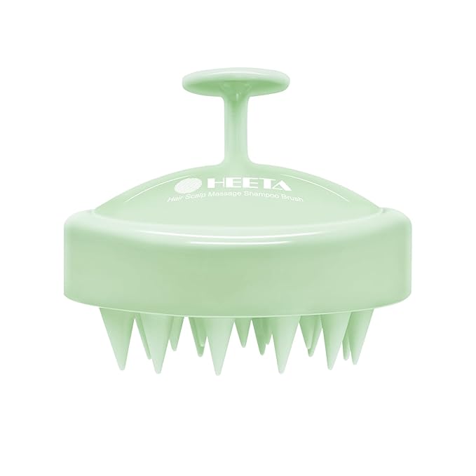 HEETA Scalp Massager Hair Growth, Soft Silicone Scalp Scrubber Shampoo Brush for Exfoliation, Dandruff Removal Head Massag...