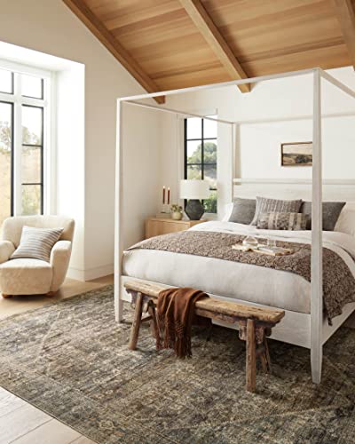 Loloi Amber Lewis Morgan Collection MOG-05 Spice/Lagoon 2'-3" x 11'-6" 38" Thick Runner Rug feat. CloudPile, Neutral, Room...