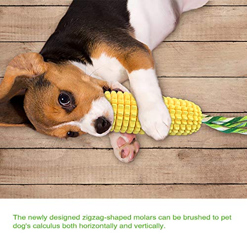 Carllg Dog Chew Toys for Aggressive Chewers, Indestructible Tough Durable Squeaky Interactive Dog Toys, Puppy Teeth Chew C...