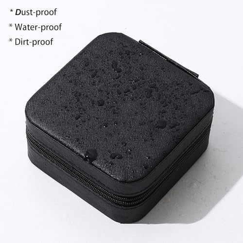 KYHYFJMD Travel Jewelry Case 2 Pack Mini Travel jewelry Box Portable Organizer Women Girls Gift Box for Rings Earrings Nec...